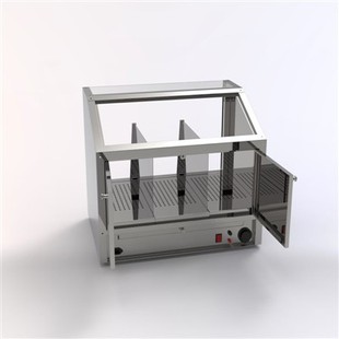Armoire chauffante pour vitrine de comptoir